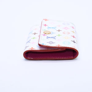 極美品 LOUIS VUITTON ルイヴィトン キーケース マルチカラー ホワイト 村上隆 コラボ ミュルティクレ6 M14092 中古 4a004265