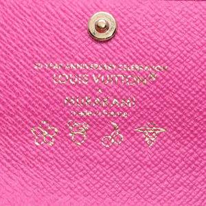 極美品 LOUIS VUITTON ルイヴィトン キーケース マルチカラー ホワイト 村上隆 コラボ ミュルティクレ6 M14092 中古 4a004265