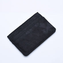 Load image into Gallery viewer, 新品未使用 CHROME HEARTS クロムハーツ DOUBLE SIDE ダブルサイド カードケース ナイロン シルバー925 ブラック 総柄 中古 4a004318