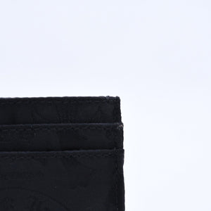 New and unused CHROME HEARTS DOUBLE SIDE double side card case nylon silver 925 black all over pattern used 4a004318