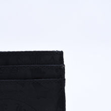 Load image into Gallery viewer, 新品未使用 CHROME HEARTS クロムハーツ DOUBLE SIDE ダブルサイド カードケース ナイロン シルバー925 ブラック 総柄 中古 4a004318