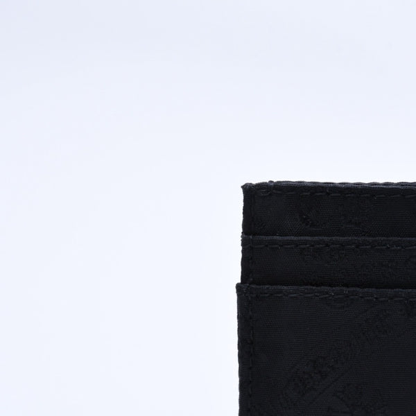 New and unused CHROME HEARTS DOUBLE SIDE double side card case nylon silver 925 black all over pattern used 4a004318