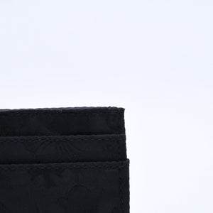 New and unused CHROME HEARTS DOUBLE SIDE double side card case nylon silver 925 black all over pattern used 4a004318