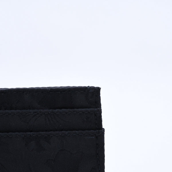 New and unused CHROME HEARTS DOUBLE SIDE double side card case nylon silver 925 black all over pattern used 4a004318