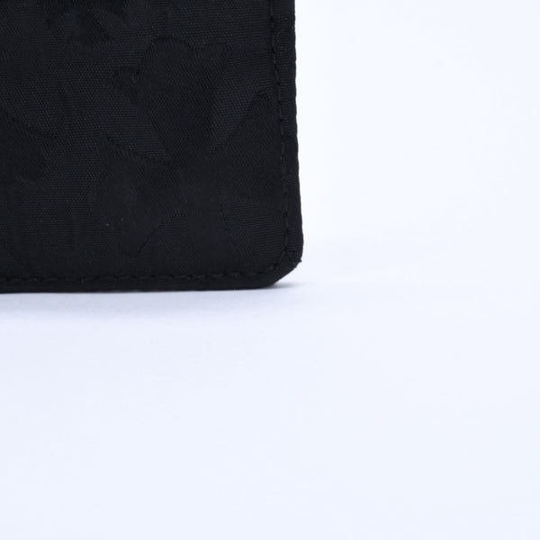 New and unused CHROME HEARTS DOUBLE SIDE double side card case nylon silver 925 black all over pattern used 4a004318