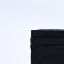 Load image into Gallery viewer, 新品未使用 CHROME HEARTS クロムハーツ DOUBLE SIDE ダブルサイド カードケース ナイロン シルバー925 ブラック 総柄 中古 4a004318