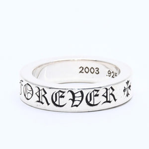 Very Good Condition CHROME HEARTS 6mm SPACER FOREVER 6mm Spacer Ring Forever Weight 11.68g Size 20.5 Used 4a004317