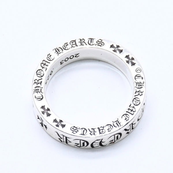 Very Good Condition CHROME HEARTS 6mm SPACER FOREVER 6mm Spacer Ring Forever Weight 11.68g Size 20.5 Used 4a004317