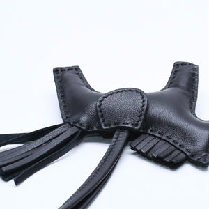 極美品 HERMES エルメス チャーム バッグチャーム ロデオPM SO BLACK ソーブラック アニョーミロ U刻印 中古 4a004255