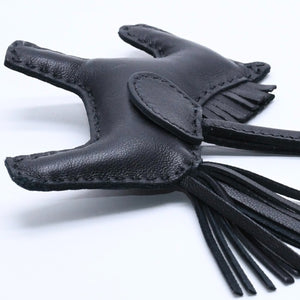 極美品 HERMES エルメス チャーム バッグチャーム ロデオPM SO BLACK ソーブラック アニョーミロ U刻印 中古 4a004255