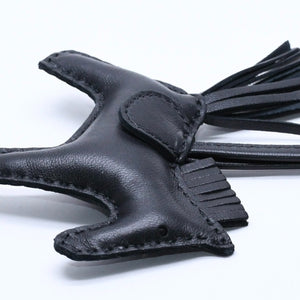 極美品 HERMES エルメス チャーム バッグチャーム ロデオPM SO BLACK ソーブラック アニョーミロ U刻印 中古 4a004255