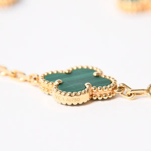 Van Cleef & Arpels ヴァンクリーフ＆アーペル ヴィンテージ アルハンブラ ブレスレット 5モチーフ VCARL80900 重量12.49g 美品 中古 4a004273