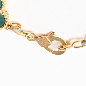 Van Cleef & Arpels ヴァンクリーフ＆アーペル ヴィンテージ アルハンブラ ブレスレット 5モチーフ VCARL80900 重量12.49g 美品 中古 4a004273