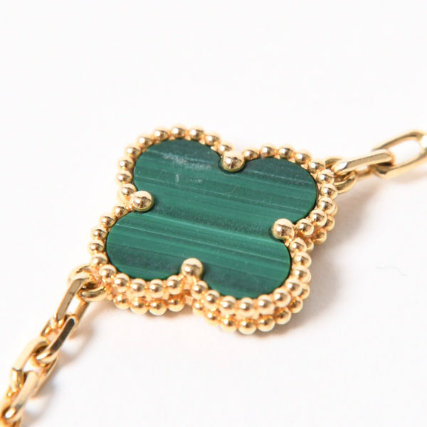 Van Cleef & Arpels ヴァンクリーフ＆アーペル ヴィンテージ アルハンブラ ブレスレット 5モチーフ VCARL80900 重量12.49g 美品 中古 4a004273