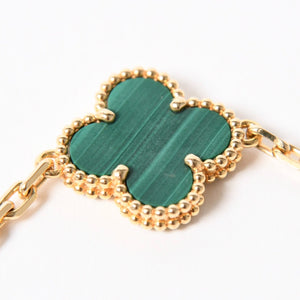 Van Cleef & Arpels ヴァンクリーフ＆アーペル ヴィンテージ アルハンブラ ブレスレット 5モチーフ VCARL80900 重量12.49g 美品 中古 4a004273