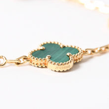 画像をギャラリービューアに読み込む, Van Cleef &amp; Arpels ヴァンクリーフ＆アーペル ヴィンテージ アルハンブラ ブレスレット 5モチーフ VCARL80900 重量12.49g 美品 中古 4a004273