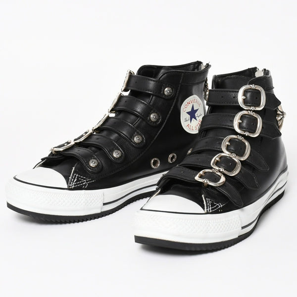極美品 CHROME HEARTS クロムハーツ × CONVERSE コンバース ALL STAR スニーカー サイズ26cm US7.5 CHプラス ガンスリンガー 中古 4a004334