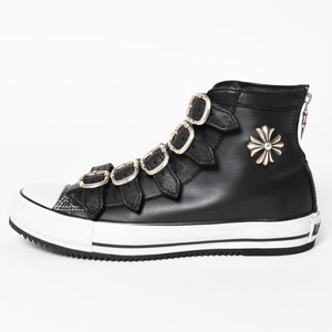 極美品 CHROME HEARTS クロムハーツ × CONVERSE コンバース ALL STAR スニーカー サイズ26cm US7.5 CHプラス ガンスリンガー 中古 4a004334