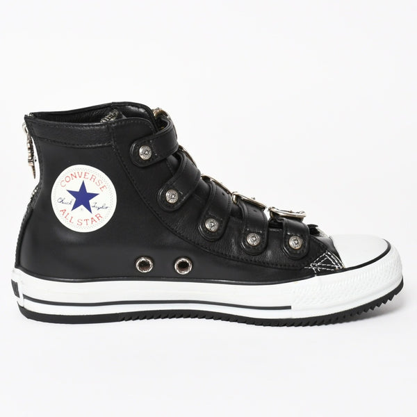 極美品 CHROME HEARTS クロムハーツ × CONVERSE コンバース ALL STAR スニーカー サイズ26cm US7.5 CHプラス ガンスリンガー 中古 4a004334