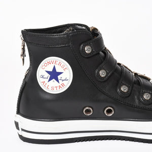 極美品 CHROME HEARTS クロムハーツ × CONVERSE コンバース ALL STAR スニーカー サイズ26cm US7.5 CHプラス ガンスリンガー 中古 4a004334