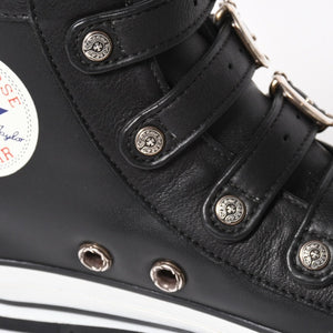 極美品 CHROME HEARTS クロムハーツ × CONVERSE コンバース ALL STAR スニーカー サイズ26cm US7.5 CHプラス ガンスリンガー 中古 4a004334