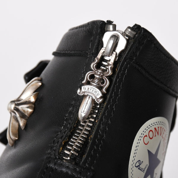 極美品 CHROME HEARTS クロムハーツ × CONVERSE コンバース ALL STAR スニーカー サイズ26cm US7.5 CHプラス ガンスリンガー 中古 4a004334