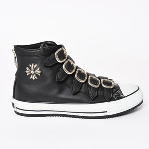 極美品 CHROME HEARTS クロムハーツ × CONVERSE コンバース ALL STAR スニーカー サイズ26cm US7.5 CHプラス ガンスリンガー 中古 4a004334