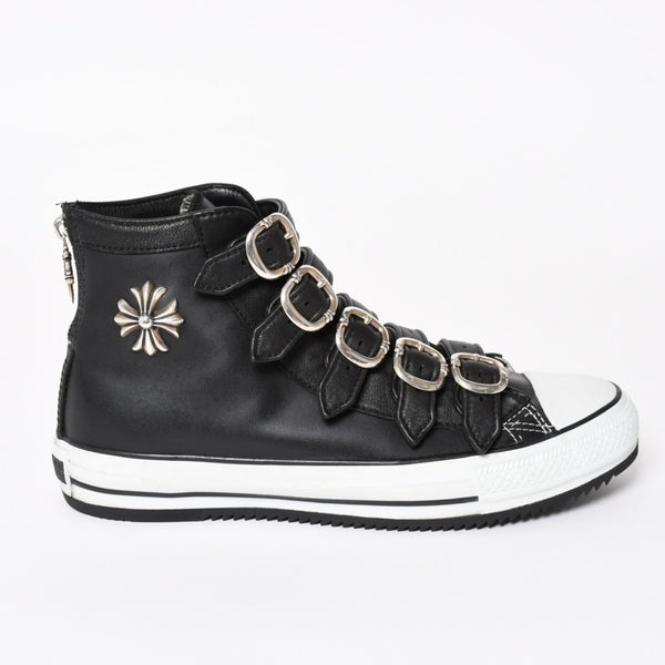極美品 CHROME HEARTS クロムハーツ × CONVERSE コンバース ALL STAR スニーカー サイズ26cm US7.5 CHプラス ガンスリンガー 中古 4a004334