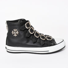 画像をギャラリービューアに読み込む, 極美品 CHROME HEARTS クロムハーツ × CONVERSE コンバース ALL STAR スニーカー サイズ26cm US7.5 CHプラス ガンスリンガー 中古 4a004334