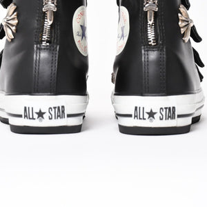 極美品 CHROME HEARTS クロムハーツ × CONVERSE コンバース ALL STAR スニーカー サイズ26cm US7.5 CHプラス ガンスリンガー 中古 4a004334