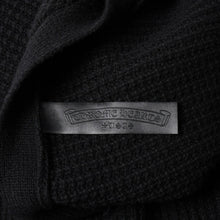 画像をギャラリービューアに読み込む, 新品同様 CHROME HEARTS クロムハーツ カシミヤ ニットカーディガン サイズM CHクロスパッチ 1パッチ ブラック シルバー925 中古 4a004332