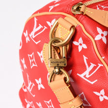 画像をギャラリービューアに読み込む, 新品同様 LOUIS VUITTON ルイヴィトン スピーディ P9 バンドリエール40 M24420 2WAY ボストンバッグ レッド ゴールド金具 中古 4a004277