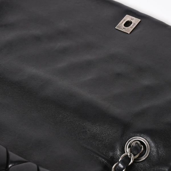 CHANEL Bubble Quilt Chain Shoulder Bag Handbag No. 15 Lambskin Black Silver Hardware Good Condition Used 4a004407