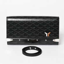 画像をギャラリービューアに読み込む, 極美品 GOYARD ゴヤール MONTE CARLO PM モンテカルロ PM クラッチバッグ 2WAY 限定カラー ジェットブラック シルバー金具 中古 4a004368
