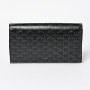 Very good condition GOYARD MONTE CARLO PM Monte Carlo PM clutch bag 2WAY limited color jet black silver hardware used 4a004368