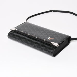 Very good condition GOYARD MONTE CARLO PM Monte Carlo PM clutch bag 2WAY limited color jet black silver hardware used 4a004368