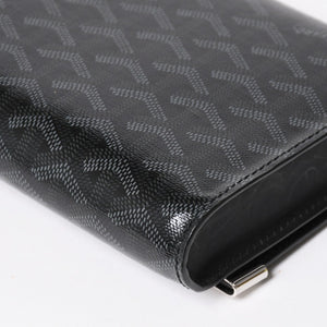 Very good condition GOYARD MONTE CARLO PM Monte Carlo PM clutch bag 2WAY limited color jet black silver hardware used 4a004368