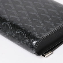 画像をギャラリービューアに読み込む, 極美品 GOYARD ゴヤール MONTE CARLO PM モンテカルロ PM クラッチバッグ 2WAY 限定カラー ジェットブラック シルバー金具 中古 4a004368