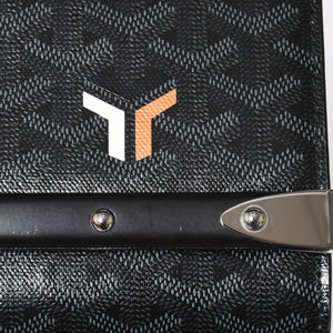 Very good condition GOYARD MONTE CARLO PM Monte Carlo PM clutch bag 2WAY limited color jet black silver hardware used 4a004368