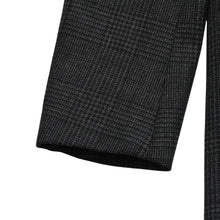 画像をギャラリービューアに読み込む, 極美品 PRADA プラダ シングルブレスト ウールブレンド コート UC486M サイズ48R ウール グレー チェック柄 中古 4a003304