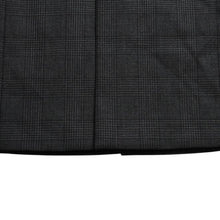 画像をギャラリービューアに読み込む, 極美品 PRADA プラダ シングルブレスト ウールブレンド コート UC486M サイズ48R ウール グレー チェック柄 中古 4a003304