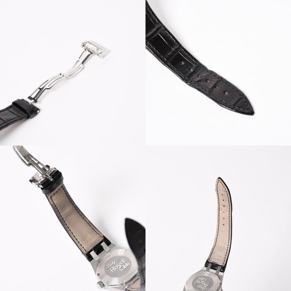 AUDEMARS PIGUET オーデマピゲ ロイヤルオーク 腕時計 67601ST.ZZ.D012CR.01 シルバー文字盤 革 SS QZ ダイヤモンド 美品 中古 4a004284