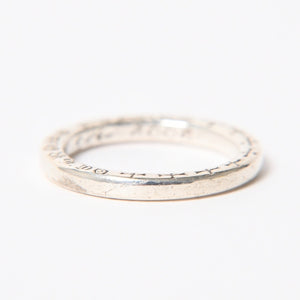 CHROME HEARTS Chrome Hearts NTFL Ring Weight Approx. 4.13g Size 16 2002/.925 Engraved Silver 925 Good Condition Used 4a004330