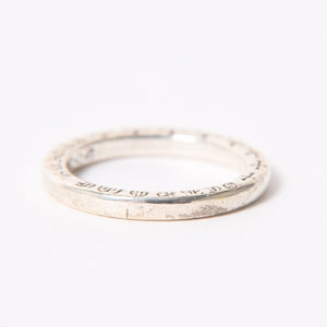 CHROME HEARTS Chrome Hearts NTFL Ring Weight Approx. 4.13g Size 16 2002/.925 Engraved Silver 925 Good Condition Used 4a004330