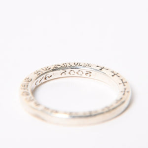 CHROME HEARTS Chrome Hearts NTFL Ring Weight Approx. 4.13g Size 16 2002/.925 Engraved Silver 925 Good Condition Used 4a004330