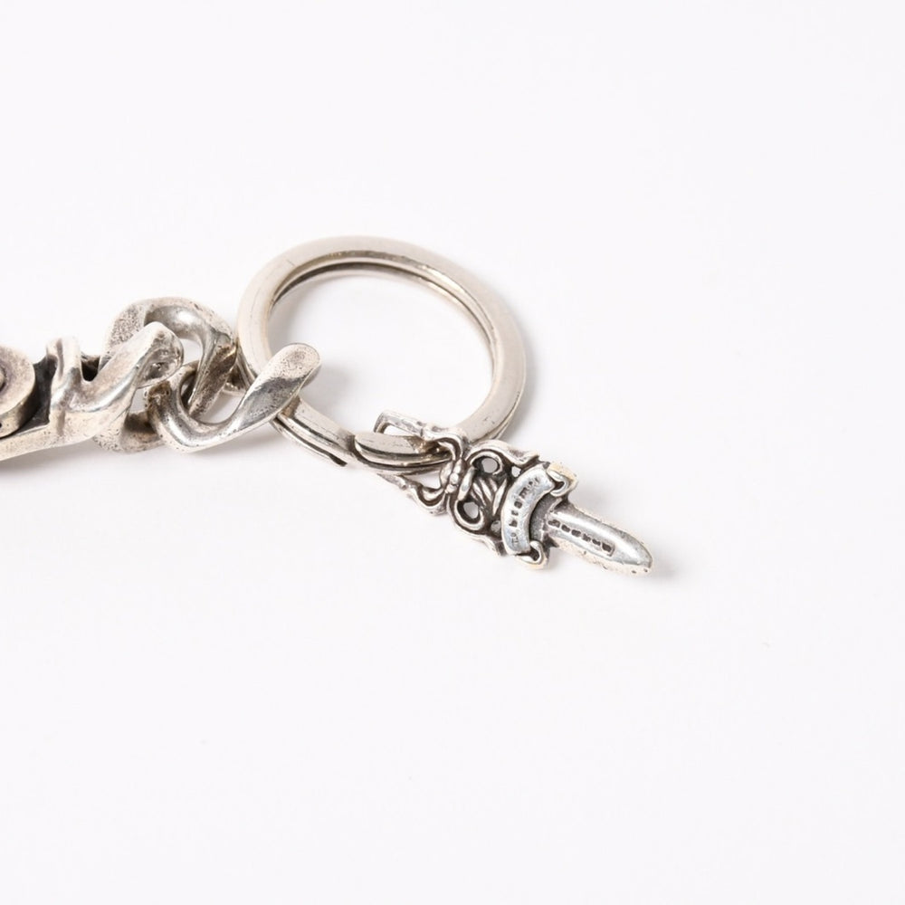 CHROME HEARTS クロムハーツ CLP CHN CLASSIC-S ショートクラシックリンク キーリング チャーム 重量約49.05g シルバー925 美品 中古 4a004336