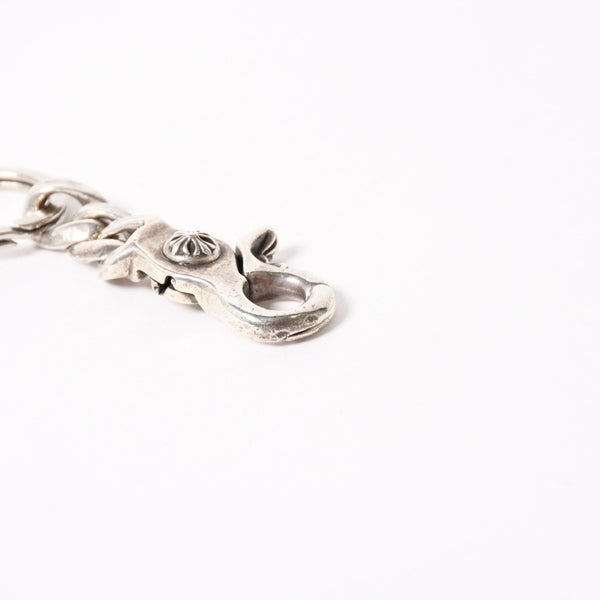 CHROME HEARTS CLP CHN CLASSIC-S Short Classic Link Key Ring Charm Weight Approx. 49.05g Silver 925 Good Condition Used 4a004336