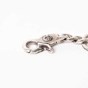 CHROME HEARTS CLP CHN CLASSIC-S Short Classic Link Key Ring Charm Weight Approx. 49.05g Silver 925 Good Condition Used 4a004336