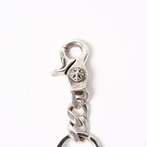 CHROME HEARTS CLP CHN CLASSIC-S Short Classic Link Key Ring Charm Weight Approx. 49.05g Silver 925 Good Condition Used 4a004336