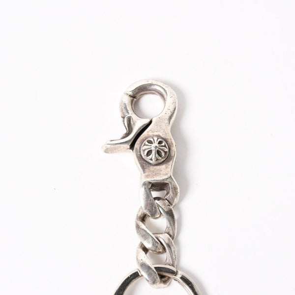 CHROME HEARTS CLP CHN CLASSIC-S Short Classic Link Key Ring Charm Weight Approx. 49.05g Silver 925 Good Condition Used 4a004336